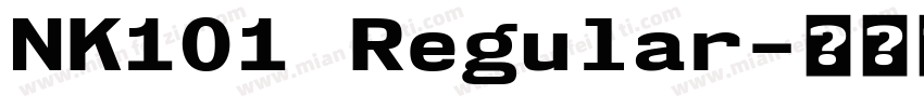 NK101 Regular字体转换